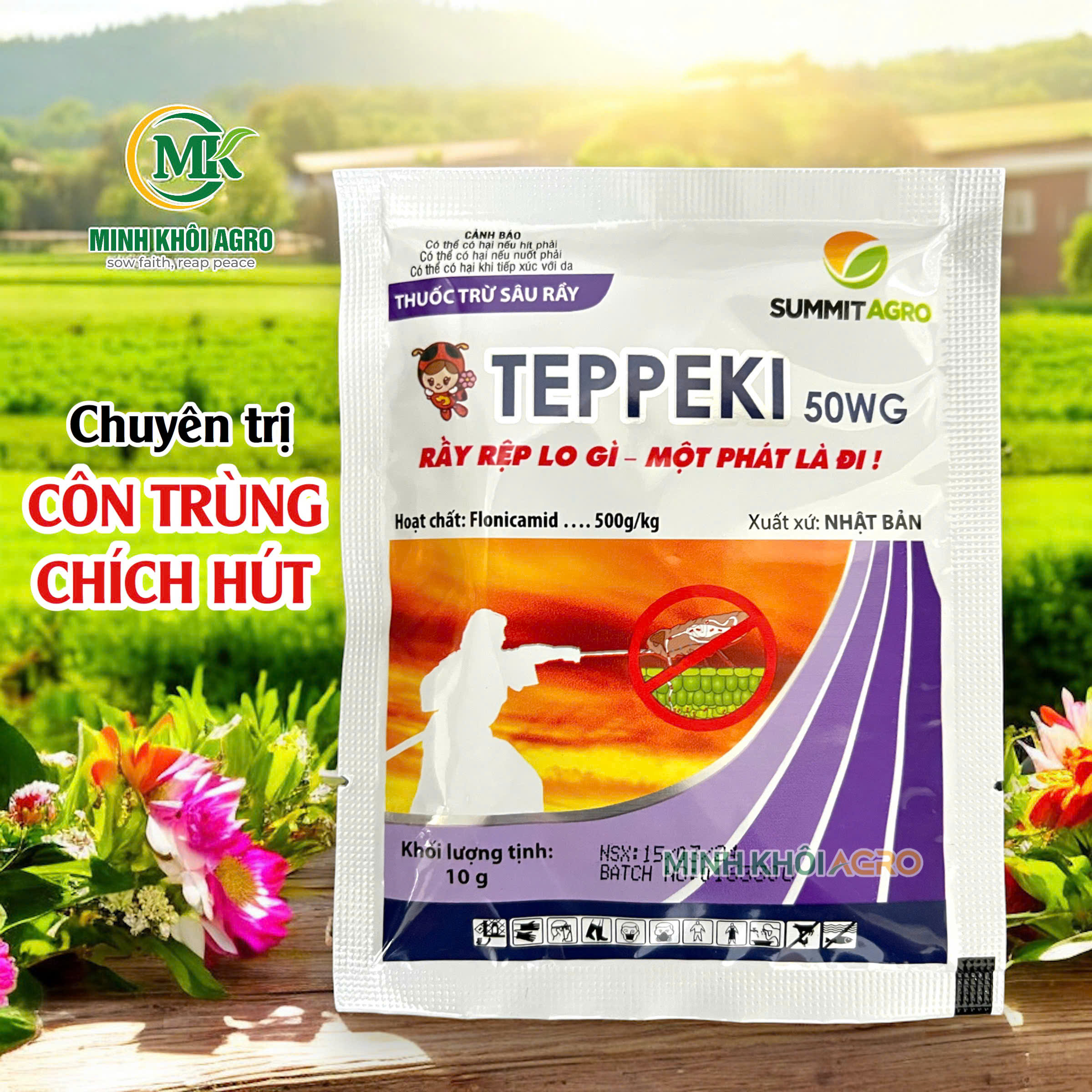 Thuốc đặc trị rầy TEPPEKI 50WG - Gói 10g